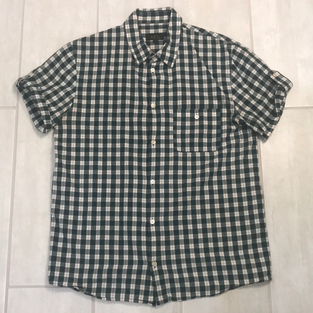 A.P.C. Short Sleeve Button Up